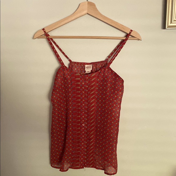 Red Patterned Top - Picture 5 of 7